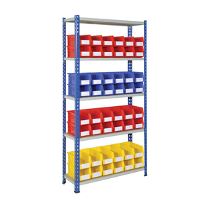 Scaffalatura <span class=keywords><strong>in</strong></span> <span class=keywords><strong>Acciaio</strong></span> Senza Bulloni <span class=keywords><strong>per</strong></span> Montaggio Leggero, <span class=keywords><strong>per</strong></span> Magazzino e Garage - Product Image 1