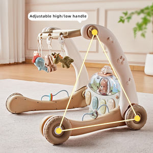 <span class=keywords><strong>3</strong></span> en 1 Baby Walker Convert Baby Activity Gym Mat Múltiples infantil Piano Rack Pedal Niños Juguetes educativos - Product Image 4