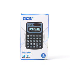 Calculadora Mini Negra Dexin KC888 de 8 Dígitos, Portátil, Funciona con Batería, de Uso General para Estudiantes y Regalos Empresariales - Product Image 5