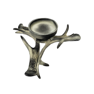 Candlestick High Quality Silver Color Decorative Aluminium <b>Pillar</b> <b>Candle</b> Holders European Design Handmade Wedding Decor - Product Image 2