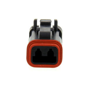 Aangepaste auto-elektrische backshell connector kit DT06-2S-CE05 2-pins waterdichte zwarte PA66 materiaal bedradingssysteem - Product Image 3