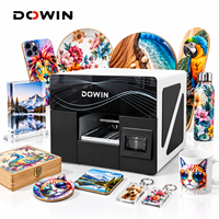 Printer UV Flatbed Multi Material A4 Desktop Mini dengan LED UV untuk Pencetakan Warna pada Logam, Akrilik, Kayu, Koin, dan Kerajinan