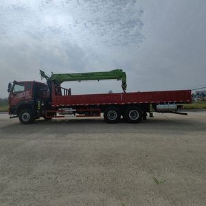 Sinotruk Ho Wo 6x4 Zoomlion 5-section Boom 14 Ton Truck Crane for Power Pole Installation and <b>Hoisting</b> - Product Image 6