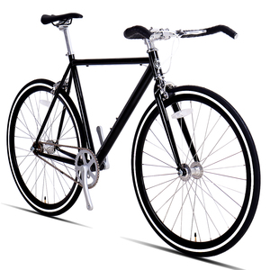 จักรยานฟิกซ์เกียร์ JOYKIE สีดำขาว ล้อ 700c แบบซิงเกิลสปีด - Product Image 2