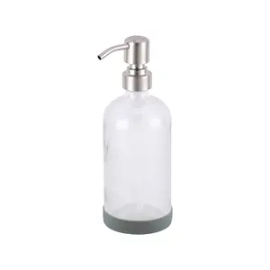 500ml Glass Liquid Manual Table Hand Soap Bottle Dispenser