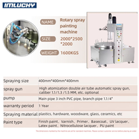 Machine de peinture rotative entièrement automatique robuste 500 kg pour pulvérisation interne/extérieure multi-tension (220V/380V)