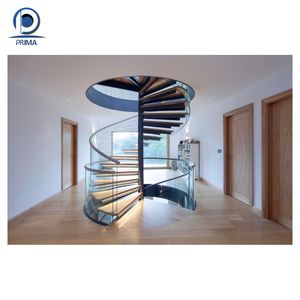 Escalier en colimaçon central incurvé de luxe Prima pour résidence privée haut de gamme - Product Image 4