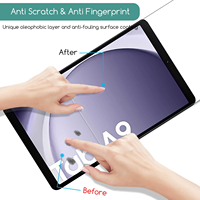 Protection d'écran en verre trempé 9H 0,3 mm 2,5D pour tablette Samsung Tab A9/A10/A11 8,7 pouces, film en verre personnalisé