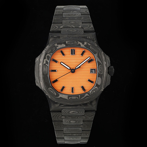 Reloj de Pulsera Cuadrado Ultrafino Personalizado de Fibra de Carbono, Reloj Mecánico Automático Ligero, Reloj Deportivo de Lujo con Cristal de Zafiro - Product Image 3