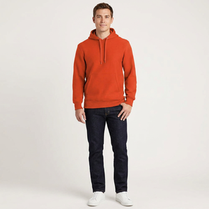 Sweat à capuche personnalisé pour homme de haute qualité du fabricant, prix de gros, faible MOQ, col à capuche, couleur unie, numérique, hiver, service OEM - Product Image 1
