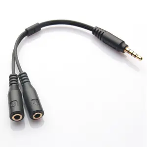 Male zu Female Earphone Headphone Cable 3.5mm Jack Y Splitter Audio Adapter
