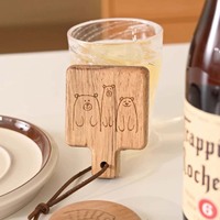 Ouvre-bouteille en bois avec logo personnalisé, composants en acier inoxydable, décoration moderne pour la maison, aimant de réfrigérateur promotionnel, ouvre-bouteille de bière pour bar
