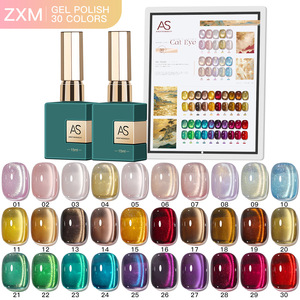 Vernis Gel Professionnel Effet Œil de Chat Soyeux Sans TPO – Couleurs Tendances Automne – Gelée Scintillante Magnétique UV pour Ongles - Product Image 4