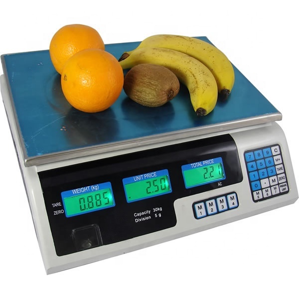 Leaone Market Electronic Fruit and Vegetable Weighing and Pricing Scale - Electronic 50kg OEM/ODM Version