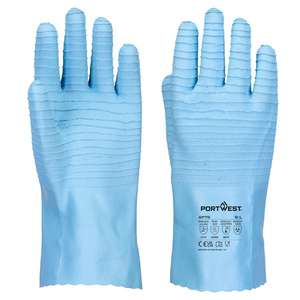 PORTWEST - AP75BLUXL FD Gant en latex chimique B, bleu-GANTS EAN 5036108408092 - Product Image 1