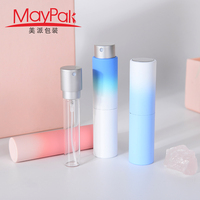 Flacon vaporisateur de brouillard de parfum cosmétique vide personnalisé 8ml 10ml 15ml en aluminium portable rechargeable pour le visage