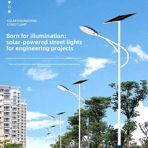 <span class=keywords><strong>Lampadaires</strong></span> solaires LED IP65 pour l'extérieur, éclairage de jardin et de route, activation nocturne automatique, lumière du jour 6000K, télécommande - Product Image 4