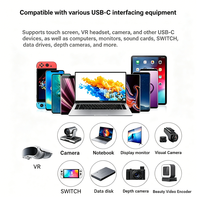 Câble Fibre Optique USB 3.1 Type-C DOONJIEY pour Transmission Vidéo 4K60Hz pour Ordinateur, Caméra et Utilisation Multimédia