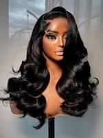 Perruques de cheveux naturels vietnamiens bruts 13x6, sans colle, avec dentelle frontale transparente Full HD, ondulées, en cheveux humains, perruque en dentelle HD