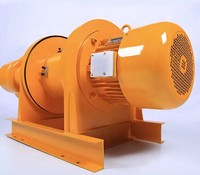 Treuil électrique triphasé de 8 tonnes pour levage de charges lourdes avec câble métallique