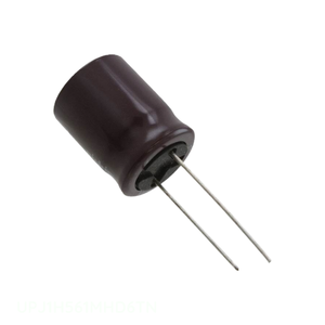 ตัวเก็บประจุแบบ Through Hole รุ่น UPJ1H561MHD6TN ยี่ห้อ CAP ALUM ความจุ 560uF 20% 50V แบบ Radial TH 560uF - Product Image 1