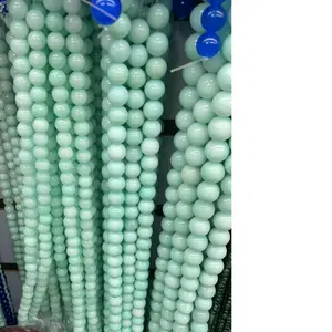 Perles en pierres précieuses naturelles polies, longueur d'environ 14 pouces, 4,6,10,12,8mm, pour la fabrication de bijoux, vente en gros