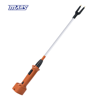 MARS Deuxième génération de fouet électrique automatique en plastique pour le bétail, rechargeable, étanche, 220V, orange, garantie 1 an