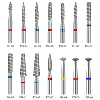 Embouts de lime à ongles en acier au tungstène et diamant, style russe, pour prétraitement et élimination des cuticules, outils de beauté des ongles pour perceuse à ongles
