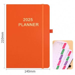 <b>Journal</b> 2025 School Wholesale Calender PU Leather Agenda Paper 2025 <b>Planner</b> PU Notebook With Pen - Product Image 6