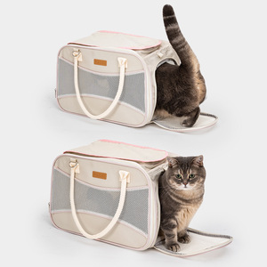 Sac <span class=keywords><strong>de</strong></span> transport multifonctionnel et portable pour animaux <span class=keywords><strong>de</strong></span> compagnie, avec maille respirante, pliable, pour <span class=keywords><strong>chat</strong></span>, sac <span class=keywords><strong>de</strong></span> <span class=keywords><strong>voyage</strong></span> pour animaux <span class=keywords><strong>de</strong></span> compagnie - Product Image 1