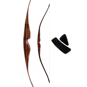 Arc long monobloc pour jeunes archers, en bois d'érable de 52 pouces de longueur de crosse et avec une poignée robuste en fibre de verre. - Product Image 1