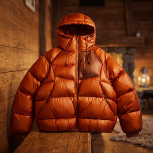Lightweight Hooded <b>Waterproof</b> Bubble <b>Jacket</b> for Men Premium Quality <b>Warm</b> Padded Comfortable Durable Casual Winter Outdoor Wear - Product Image 1