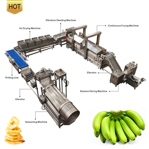 Línea de Producción de Chips de Plátano Semiautomática Más Vendida, Acero Inoxidable 304, Ahorro de Energía - Product Image 5