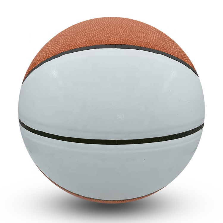 Белый баскетбольный мяч 29,5 дюйма из ламинированной синтетической кожи с автографом в подарок