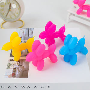 Breloques Kawaii en plastique à dos plat, motif chien ballon mignon, pour la fabrication de bijoux, la décoration de téléphones DIY et les centres de nœuds pour cheveux - Product Image 4