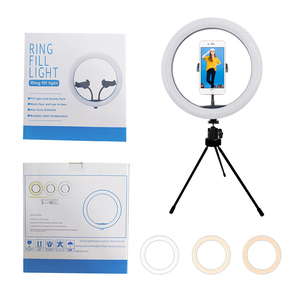 Lampe annulaire LED portable 12 pouces 55W pour studio photo et vidéo, éclairage de film, selfie, <span class=keywords><strong>360</strong></span> degrés, <span class=keywords><strong>prix</strong></span> abordable, très populaire - Product Image 1