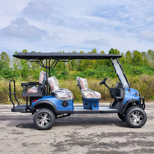 Carrito de Golf Eléctrico BAK de 6 Plazas, 4 Ruedas, 72V, Color <span class=keywords><strong>Azul</strong></span>, para Caza, con Asiento Trasero, 5KW de Potencia, 90km de Autonomía - Product Image 2