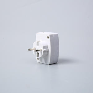 7196 <b>European</b> Standard Travel <b>Adapter</b> Plug 100-240V ABS Material Household Electrical Appliances Power Plug - Product Image 1