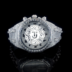 Reloj de Lujo con Movimiento Mecánico ETA, Moissanita en Oro Rosa, Brillante, con Fecha Automática, 41 mm, para Fiestas, JXSP70, Gran Venta - Product Image 5