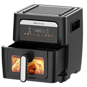 2025 New Function Air Fryer With Smart Large Size 8L <b>Pot</b> LED Display Screen Digital Air Oven Air Deep Fryer Electrical Deep - Product Image 5