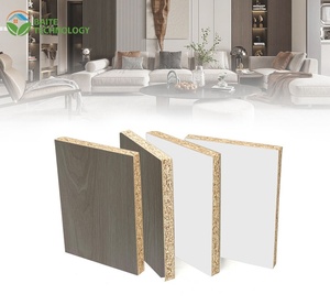 Wholesale Modern Kitchen 18mm Melamine <b>Paper</b> Faced E1/E0 Moisture-Proof Smooth Surface Particleboard 1220x2440mm Customizable - Product Image 4
