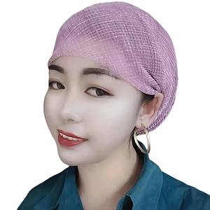 YASEEN Well-Designed Women's Mesh <b>Headband</b> Turban Hat Fashionable Muslim Headscarf Breathable Eco-Friendly Suitable for All - Product Image 3