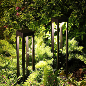 Lampes solaires de jardin à LED étanches en aluminium IP65 Nouvel éclairage paysager extérieur Alimentation par batterie Panneau solaire Lampe solaire pour pelouse - Product Image 6