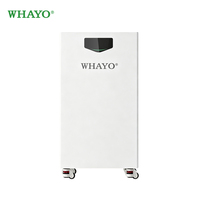 Whayo 2026 Batterie LiFePO4 portable à phosphate, à cycle longue durée, avec garantie énergétique résidentielle, facile à déplacer sur roues