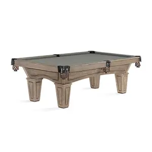 Il più popolare tavolo da biliardo in legno massello di alta qualità con tavolo da biliardo design unico ziggurat tavolo da biliardo rotante da 8 piedi/9 piedi