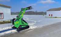 Minipala Cingolata Elettrica VICTORY CE SK950LE con Capacità di 400KG, Caricatore Frontale, Attrezzature per Cambio, Batteria al Litio ad Alta Capacità