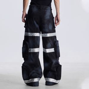 Pantalon Cargo Homme Ample et Robuste, Style Décontracté, Multi-Poches, Effet Vieilli, Idéal pour le Travail, la Protection Incendie et les Activités de Plein Air - Product Image 4