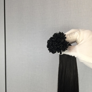 โรงงานดราก้อนบิวตี้ เคราตินทิปสีดำ ต่อผมแท้ 100% เรมี่ ดับเบิ้ลดรอน ยูทิป ต่อผม ขายส่ง ราคาพิเศษ - Product Image 4