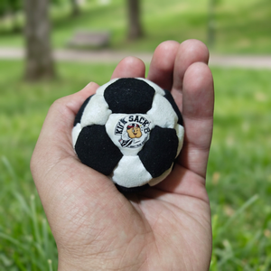 Minzi Industries Model 1098 Soft PU Material Footbag Sandbag Kick Sack Decompression <b>Ball</b> Outdoor Party Game <b>Training</b> Toy - Product Image 2