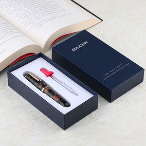 Stylo plume Hawksbill couleur résine stylo baril encre de stockage grande pointe brillante stylo plume pour étudiant adulte fabriqué en chine MAJOHN-Q1 - Product Image 3